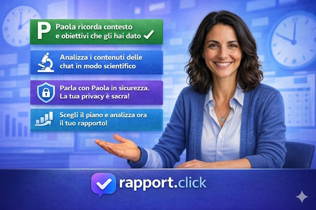 Paola, l'assistente virtuale di Rapport